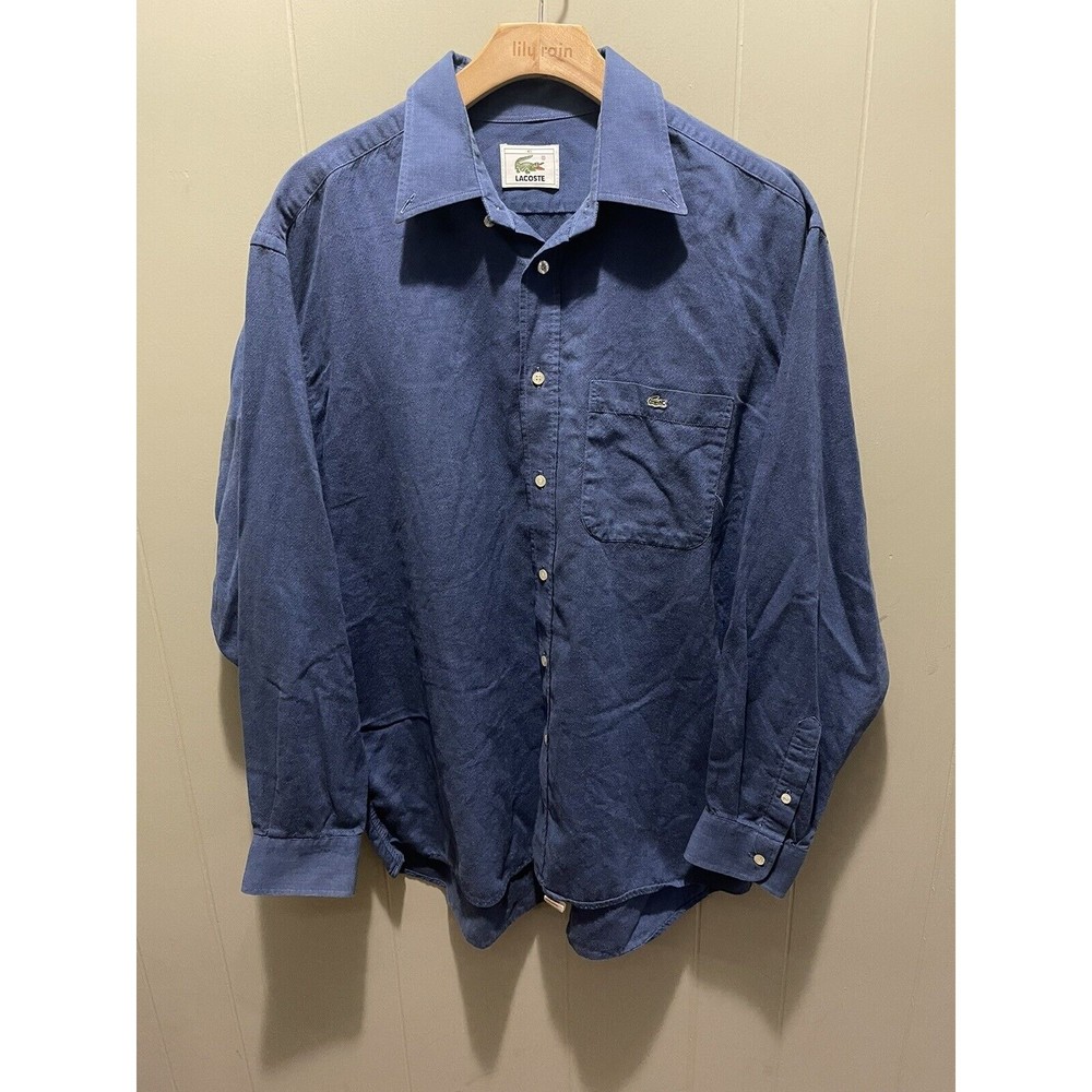 Lacoste Long Sleeve Dress Collared Shirt Men’s Size 41
